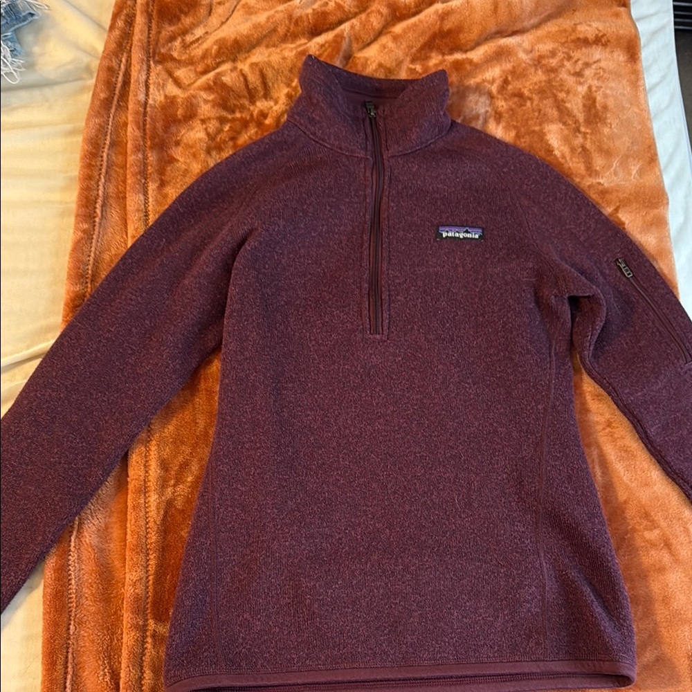 Patagonia Purple Turtleneck Sweater